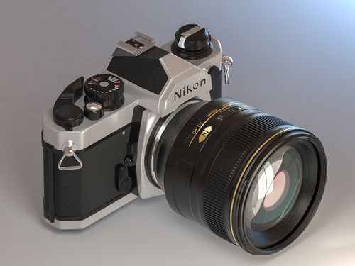 《nikon尼康相机》产品广告设计作品,是由新视觉实训影视动画培训班第